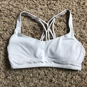 Lululemon White sports bra